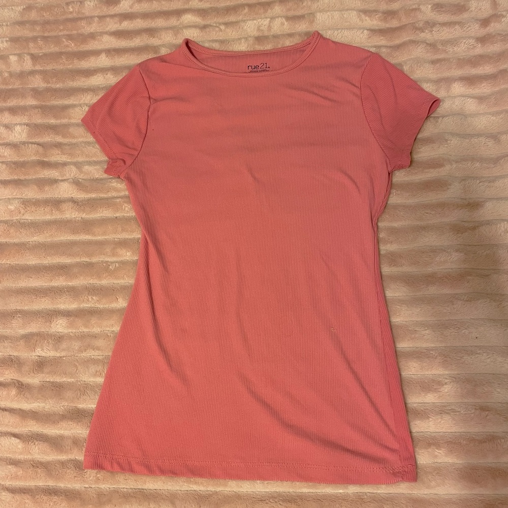 Rue 21 Juniors Pink Bodysuit